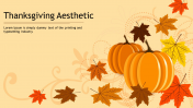 Thanksgiving Aesthetic Google Slides and PowerPoint Template