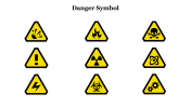 Exclusive Danger Symbol Slide Themes Design Presentation