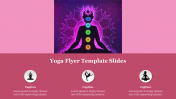 Customized Yoga Flyer Template Slides For PPT Presentation
