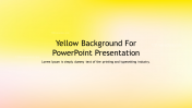 Best Yellow Background For PowerPoint Presentation
