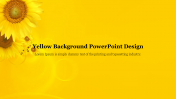 Editable Yellow Background PowerPoint Design Template