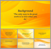 Yellow Background PowerPoint And Google Slides Templates