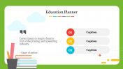 Attractive Education Planner PPT Presentation Template