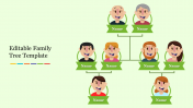 Editable Family Tree Google Slides and PowerPoint Template
