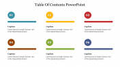Table Of Contents PowerPoint Presentation
