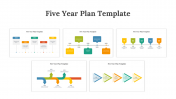 5 Year Plan PowerPoint and Google Slides Templates