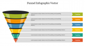 Extraordinary Funnel Infographic Vector PowerPoint Slide