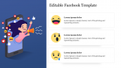 Editable Facebook Template For Presentation