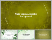 Green Aesthetic Background PowerPoint And Google Slides