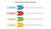 Listing Google Slides Presentation Examples & PPT Template