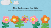 Affordable Nice Background For Kids Presentation Template