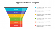 Editable Opportunity Funnel Template Slide PPT Presentation