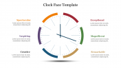 Clock Face Template PPT and Google Slides Presentation