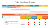 Creative Project Status Report PPT Template & Google Slides
