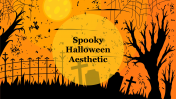 Spooky Halloween Aesthetic Template For PPT And Google Slides