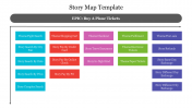 Editable Story Map Template For Presentation Slide