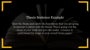 Best Thesis Sentence Example PowerPoint Slide