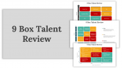 9 Box Talent Review PowerPoint and Google Slides Themes