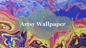 Artsy Wallpaper Design For PPT Presentation