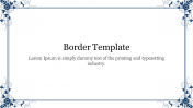 Border Template for PPT Presentation and Google Slides