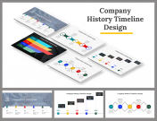 Company History Timeline PPT and Google Slides Themes