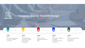 Company History Timeline PPT and Google Slides Themes