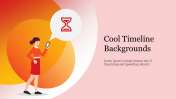 Innovative and Cool Timeline Backgrounds Design Slide