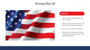 Waving Flag Gif For PPT Presentation and Google Slides