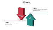 Creative 3D Arrow PowerPoint Presentation Template