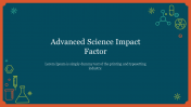Advanced Science Impact Factor PowerPoint Design Template
