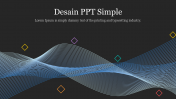 Attractive Desain PPT Simple Presentation Template 
