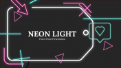 Neon Lights PowerPoint Presentation And Google Slides