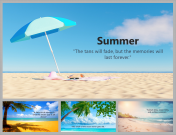 Summer Background PowerPoint And Google Slides Themes
