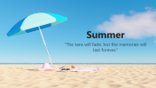 Summer Background PowerPoint And Google Slides Themes