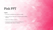 Creative Pink PPT Theme Presentation Template Slides