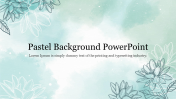 Creative Pastel Background PowerPoint Template Design