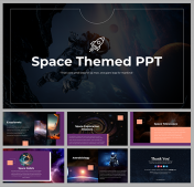 Space Themed PowerPoint And Google Slides Templates