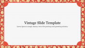 Mind-Blowing Vintage Slide Template Themes Presentation