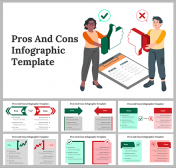 Pros and Cons Infographic PPT and Google Slides Templates