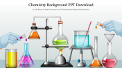 Free Chemistry Background PPT Template & Google Slides