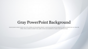 Download Gray PowerPoint Background  For Presentation