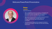 Editable Welcome PPT Presentation Template and Google Slides