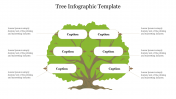 Creative Tree Infographic Template Design presentation