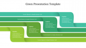 Glorious and grand Green Presentation Template PPT