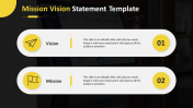 Multicolor Mission Vision Statement Template Design