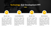 Technology And Development PPT Design presentation