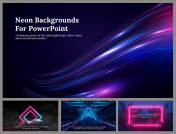 Neon Backgrounds Presentation and Google Slides Themes