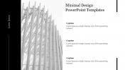 Professional Minimal Design PowerPoint Templates Slide