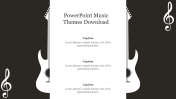 Best Black And White PowerPoint Music Themes Download 