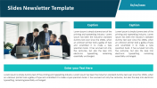 Get Google Slides Newsletter Template PowerPoint design
